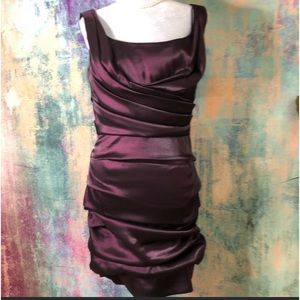 Alex & Eve Cocktail- Prom Dress Waterfall Optic